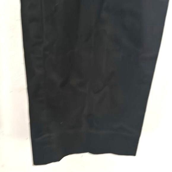 Banana Republic Hampton Fit Black Cotton Pants Size 8 Womens Trousers - Picture 4 of 7